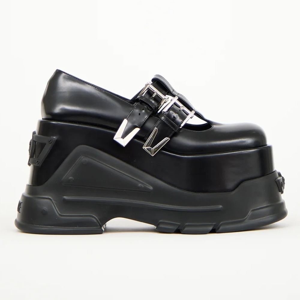 Versace Medusa Anthem Platform Mary Janes